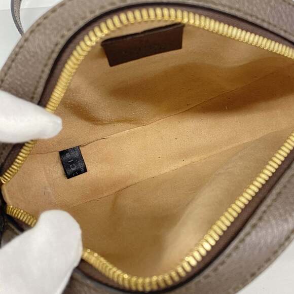 GUCCI Brown Leather Shoulder Bag - Picture 4 of 9